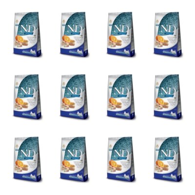 Karma dla psa FARMINA N&D Ocean Adult Mini Dorsz z orkiszem. z owsem i pomarańczą 12 x 2.5 kg