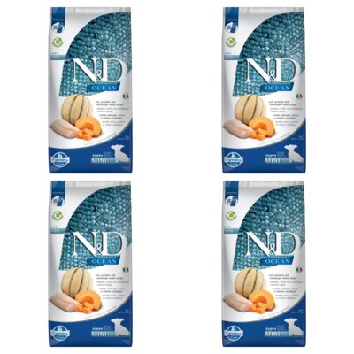 Karma dla psa FARMINA N&D Ocean Puppy Mini Dorsz z dynią i melonem 4 x 7 kg