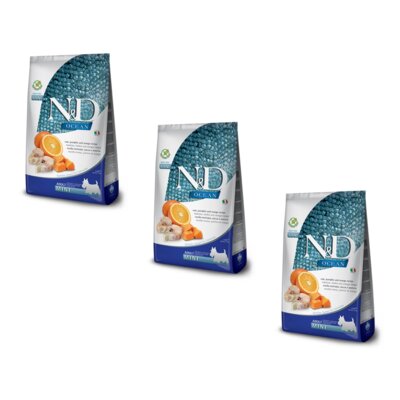 Karma dla psa FARMINA N&D Ocean Cod Pumpkin and Orange Adult Mini 3 x 7 kg