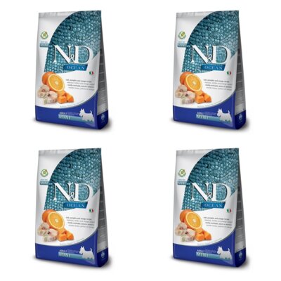 Karma dla psa FARMINA N&D Ocean Cod Pumpkin and Orange Adult Medium and Maxi 4 x 12 kg