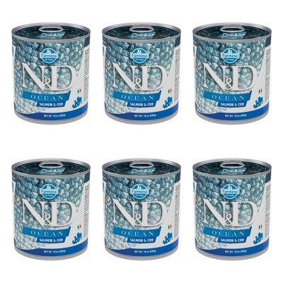Karma dla psa FARMINA N&D Ocean Łosoś i dorsz 6 x 285 g