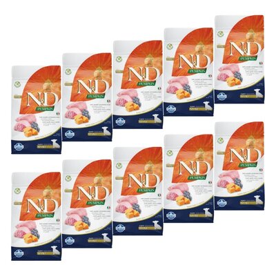Karma dla psa FARMINA N&D Jagnięcina z dynią i borówką Puppy Mini 10 x 800 g