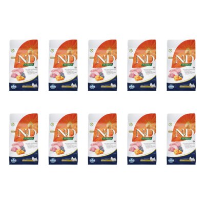 Karma dla psa FARMINA N&D Jagnięcina z dynią i borówką Adult Mini 10 x 800 g