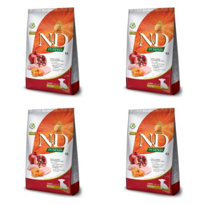 Karma dla psa FARMINA N&D Kurczak z dynią i owocem granatu Puppy Mini 4 x 2.5 kg