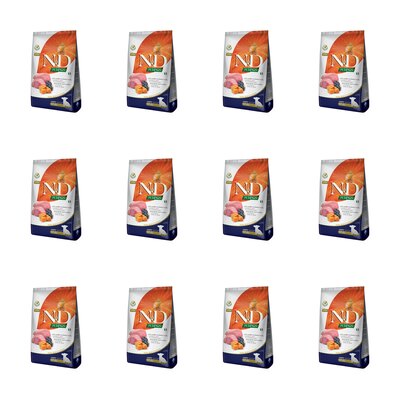 Karma dla psa FARMINA N&D Jagnięcina z dynią i borówką 12 x 2.5 kg