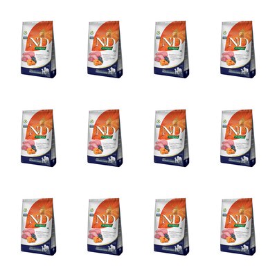 Karma dla psa FARMINA N&D Jagnięcina z dynią i borówką 12 x 2.5 kg