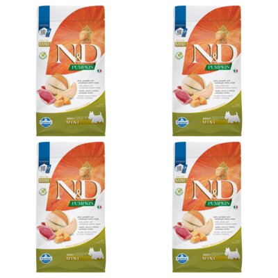 Karma dla psa FARMINA N&D Pumpkin Kaczka z dynią i i melonem Kantalupa Adult Mini 4 x 2 kg