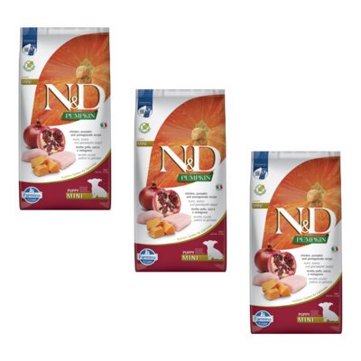 Karma dla psa FARMINA N&D Kurczak z dynią i owocem granatu 3 x 7 kg