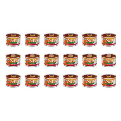 Karma dla psa FARMINA N&D Pumpkin Przepiórka z dynią 18 x 140 g