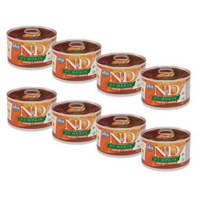 Karma dla psa FARMINA N&D Dziczyzna z dynią 8 x 140 g