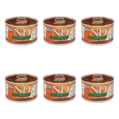 Karma dla psa FARMINA N&D Dziczyzna z dynią 6 x 140 g