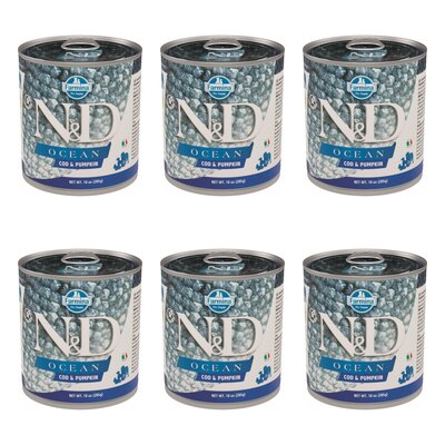 Karma dla psa FARMINA N&D Ocean Adult Dorsz z dynią 6 x 285 g