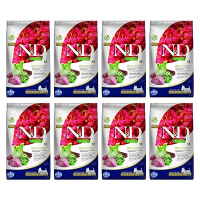 Karma dla psa FARMINA N&D Quinoa Dog Digestion Adult Mini Jagnięcina 8 x 2.5 kg