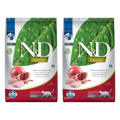 Karma dla kota FARMINA N&D Prime Cat Chicken & Pomegranate Adult 2 x 5 kg