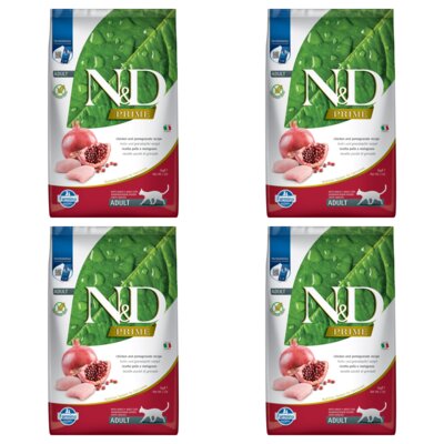 Karma dla kota FARMINA N&D Prime Cat Chicken & Pomegranate Adult 4 x 5 kg