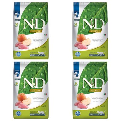 Karma dla kota FARMINA N&D Prime Dzik z jabłkiem Adult 4 x 5 kg
