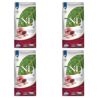 Karma dla kota FARMINA N&D Prime Cat Chicken & Pomegranate Adult 4 x 10 kg