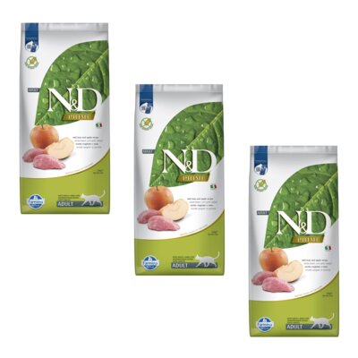 Karma dla kota FARMINA N&D Prime Dzik z jabłkiem 3 x 10 kg