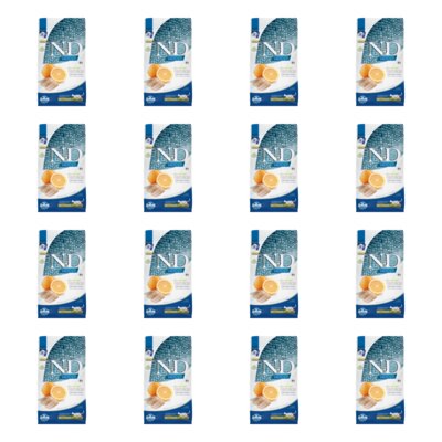 Karma dla kota FARMINA N&D Ocean Neutered Śledź i Pomarańcza Adult 16 x 1.5 kg