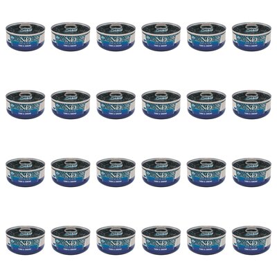 Karma dla kota FARMINA N&D Ocean Tuńczyk i krewetki 24 x 70 g