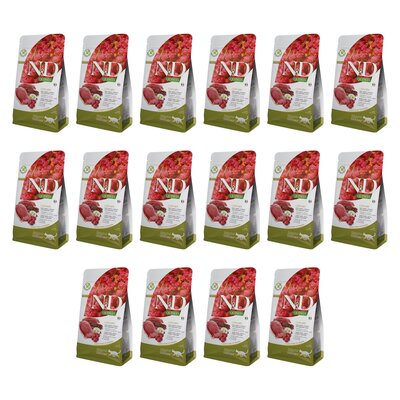 Karma dla kota FARMINA N&D Quinoa Urinary Kaczka żurawina i rumianek 16 x 1.5 kg