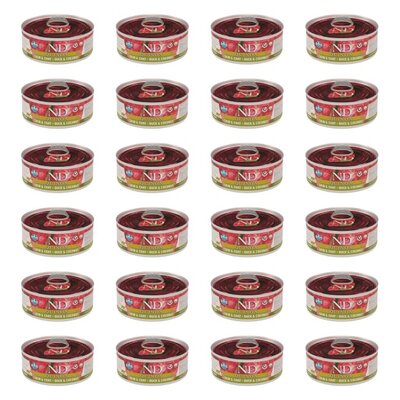 Karma dla kota FARMINA N&D Quinoa Kaczka z kokosem 24 x 80 g