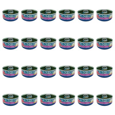 Karma dla kota FARMINA N&D Natural Tuńczyk 24 x 70 g