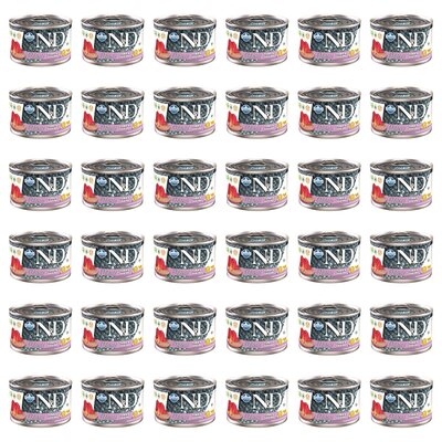 Karma dla kota FARMINA N&D Natural Tuńczyk i krewetki 36 x 140 g