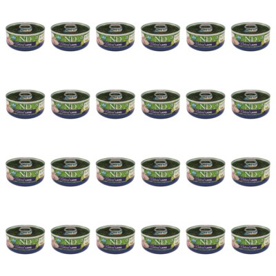 Karma dla kota FARMINA N&D Natural Jagnięcina 24 x 70 g
