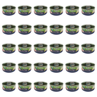 Karma dla kota FARMINA N&D Natural Jagnięcina 30 x 70 g