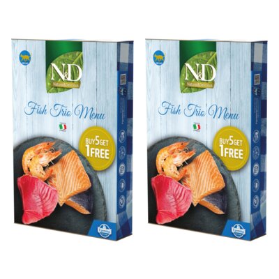 Karma dla kota FARMINA N&D Natural Fish Trio Menu (12 x 70 g)