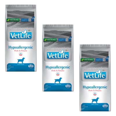 Karma dla psa FARMINA Vet Life Hypoallergenic Wieprzowina z ziemniakami 3 x 12 kg