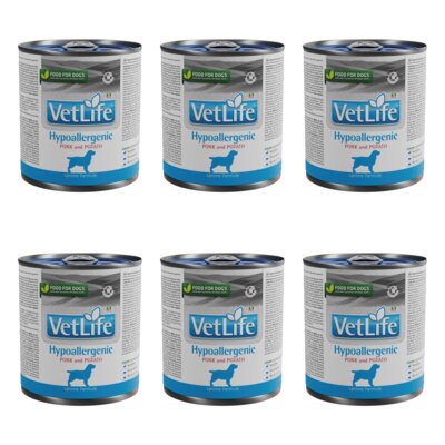 Karma dla psa FARMINA Vet Life Hypoallergenic Wieprzowina z ziemniakami 6 x 300 g