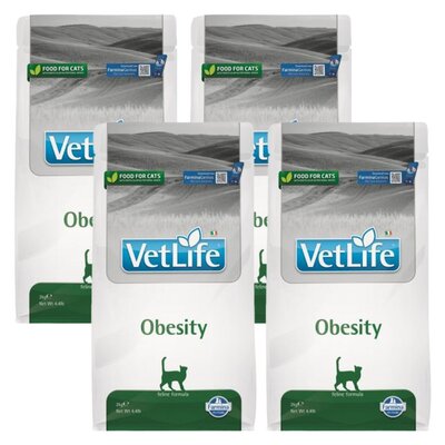 Karma dla kota FARMINA Vet Life Obesity 4 x 2 kg