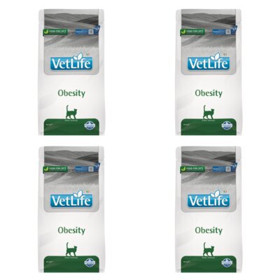 Karma dla kota FARMINA Vet Life Obesity 4 x 10 kg