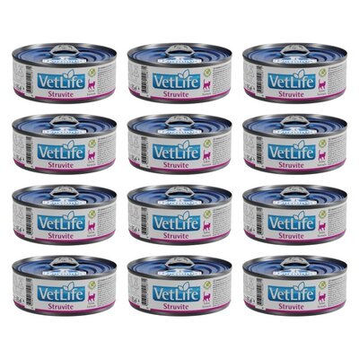 Karma dla kota FARMINA VetLife Struvite 12 x 85 g