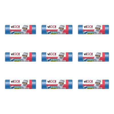 Worki na śmieci VIGO 60 L (252 sztuk) Niebieski
