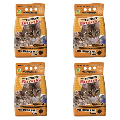 Żwirek dla kota SUPER BENEK Uniwersalny 4 x 5 L