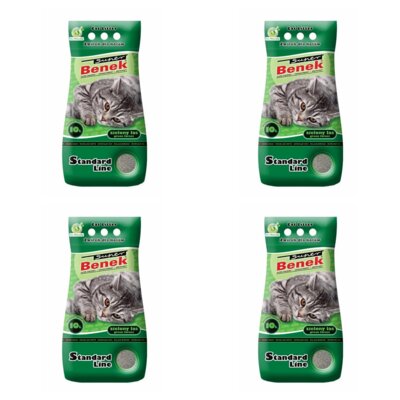 Żwirek dla kota SUPER BENEK Standard Zielony Las 10128 4 x 10 L