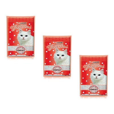 Żwirek dla kota SUPER BENEK Crystal Compact 18735 3 x 13 kg