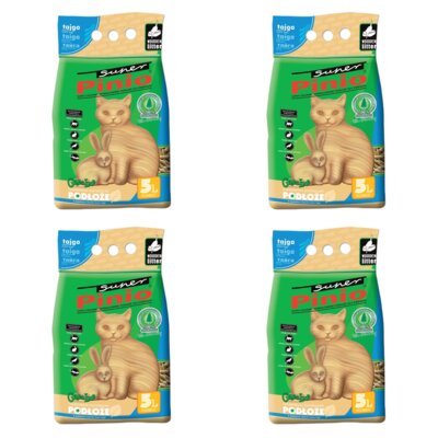 Żwirek dla kota SUPER PINIO 4 x 5 L