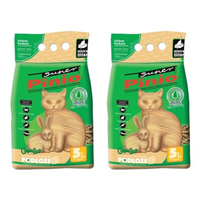 Żwirek dla kota SUPER PINIO 2 x 5 L