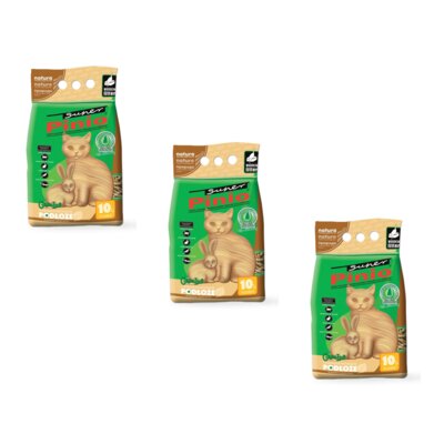 Żwirek dla kota SUPER PINIO 10760 3 x 10 L