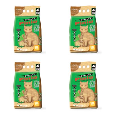 Żwirek dla kota SUPER PINIO 10760 4 x 10 L