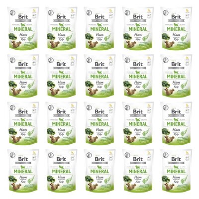 Przysmak dla psa BRIT CARE Dog Functional Snack Mineral Ham for Puppies 20 x 150 g