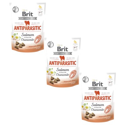 Przysmak dla psa BRIT Functional Snack Antiparasitic 3 x 150 g