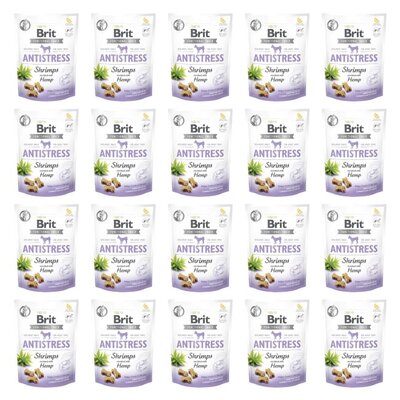 Przysmak dla psa BRIT Functional Snack Antistress 20 x 150 g