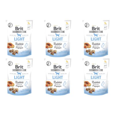 Przysmak dla psa BRIT CARE Functional Snack Light Rabbit 6 x 150 g