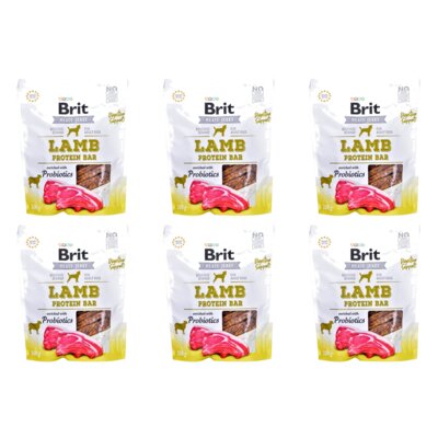 Przysmak dla psa BRIT Jerky Lamb Protein Bar 6 x 200 g