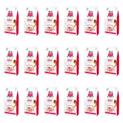 Karma dla kota BRIT CARE Grain Free Adult Indyk i Kurczak 18 x 400 g